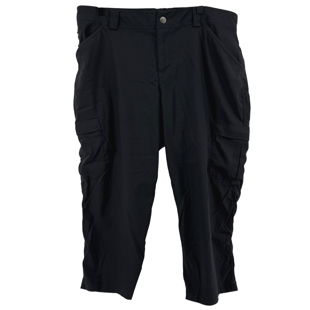 Duluth Dry on the Fly Capris Black Women 16 Pockets Hiking Outdoor Nylon Utility